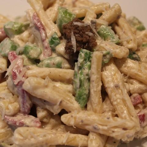 Cesarecce s šparglji in tartufato