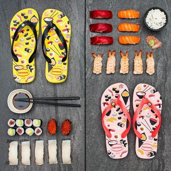 JAPONKE in SUŠI #havaianas #recept