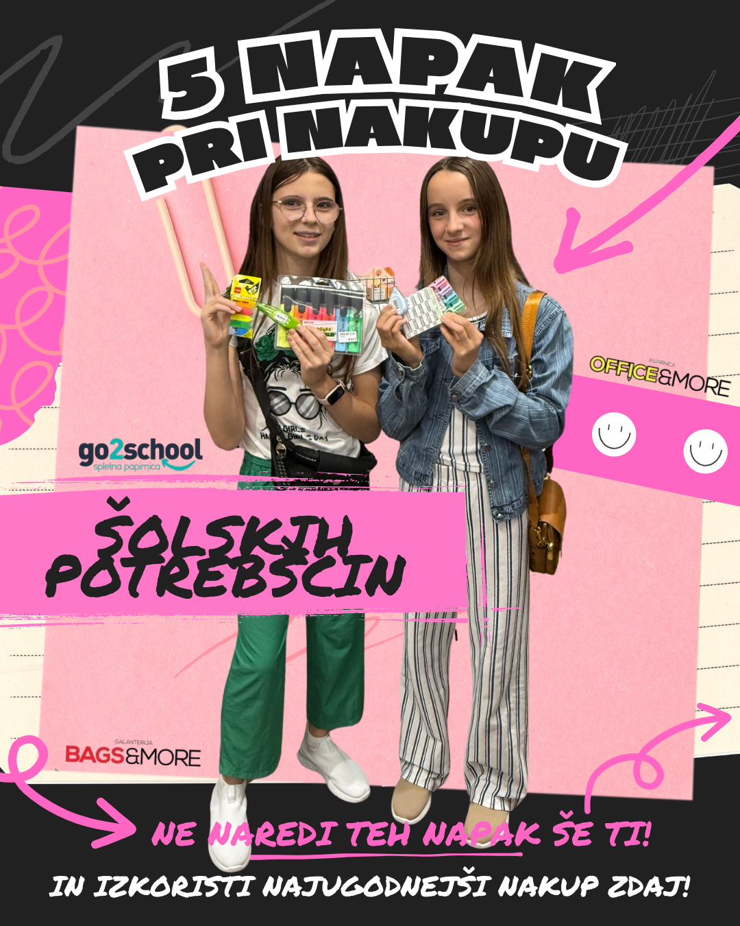 5 NAPAK PRI NAKUPU ŠOLSKIH POTREBŠČIN