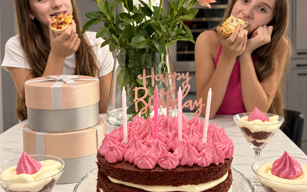 PINK VELVET CAKE (1)4 BDAY PARTY