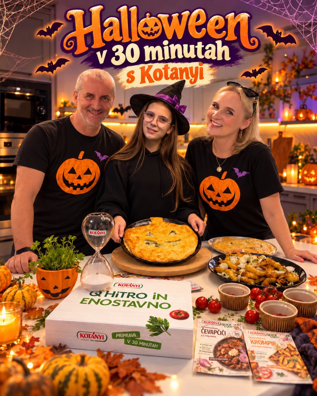 Halloween večerja v 30 minutah?